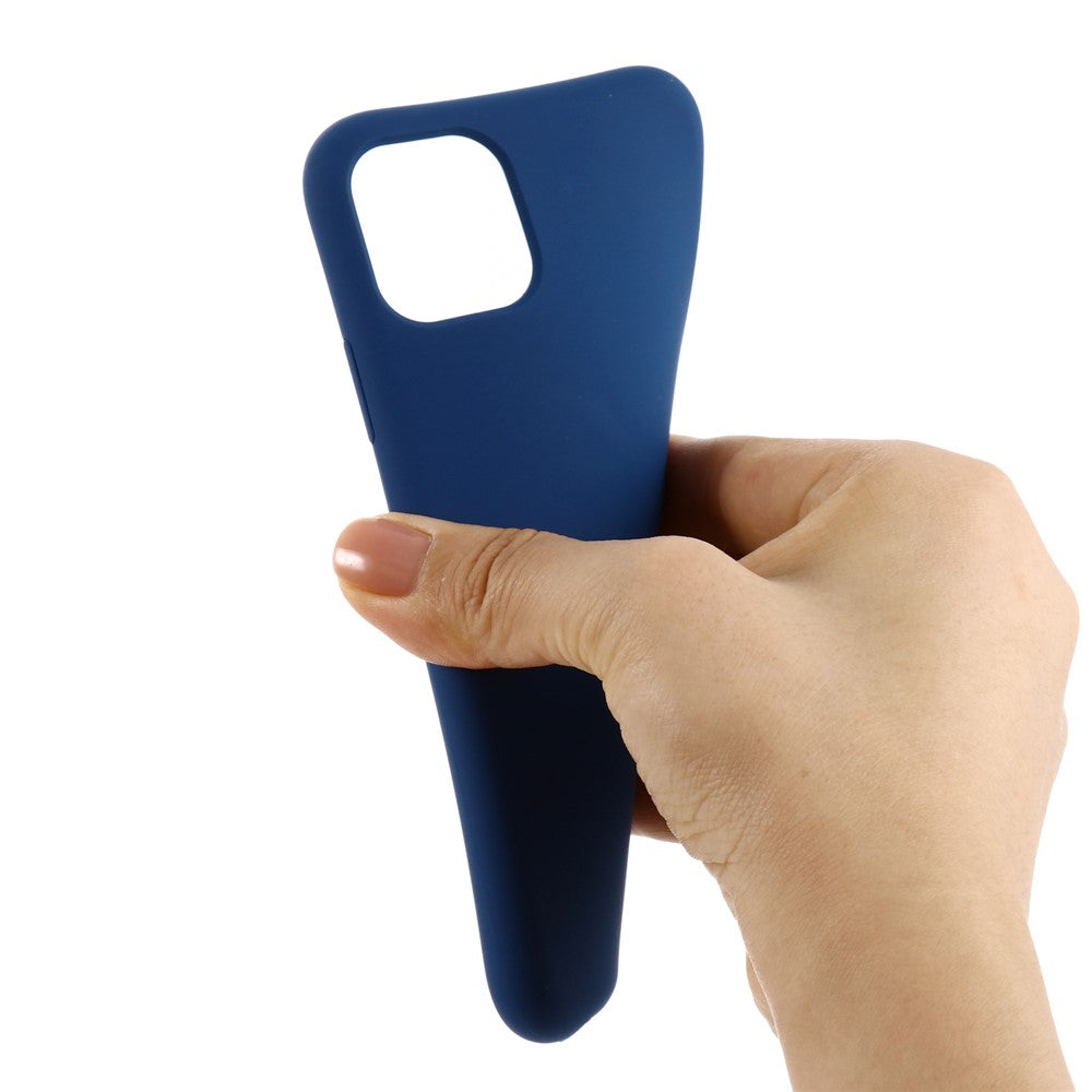 iPhone 11 Pro Max Silicone Cover Liquid 2019 – Mørk Blå/Blå