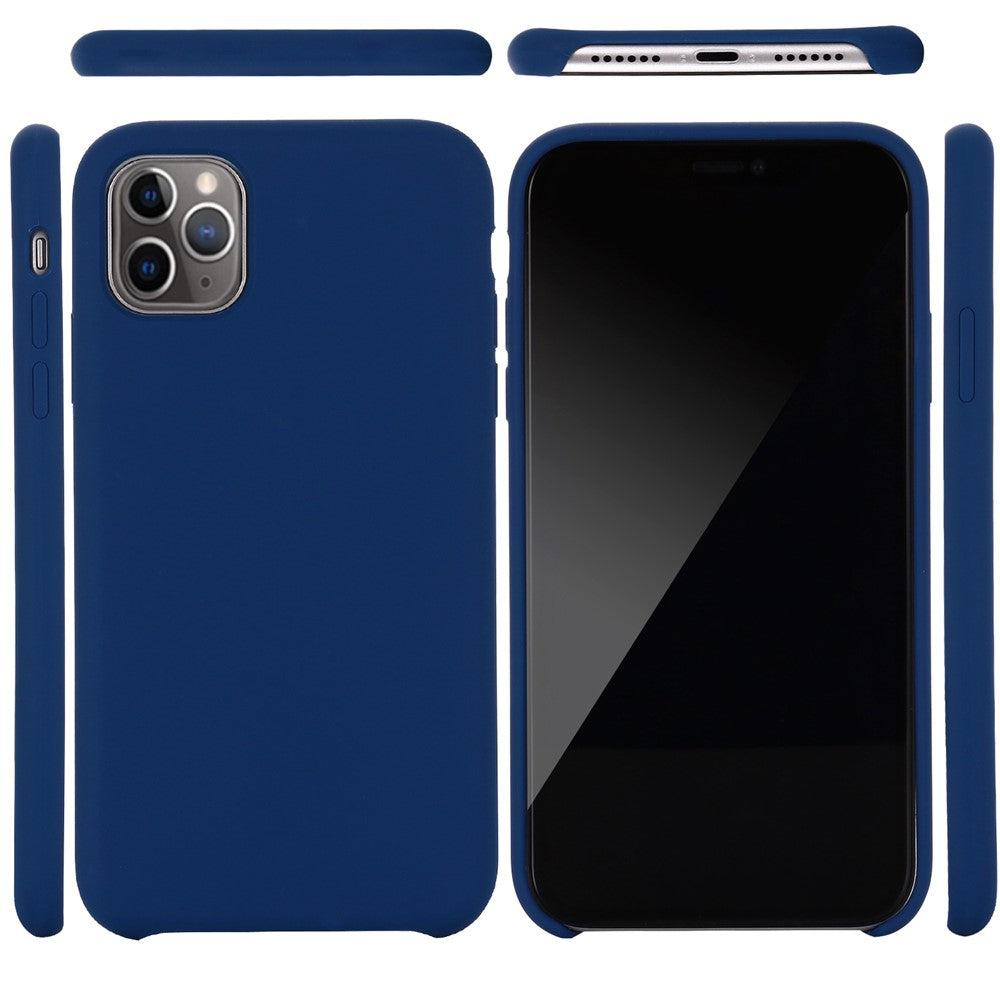 iPhone 11 Pro Max Silicone Cover Liquid 2019 – Mørk Blå/Blå