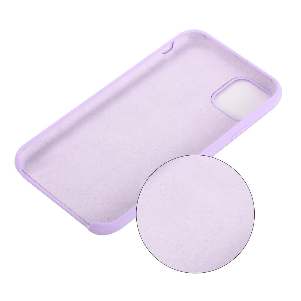 iPhone 11 Pro Max Silicone Cover Liquid 2019 Light – Lilla - produktbillede 2