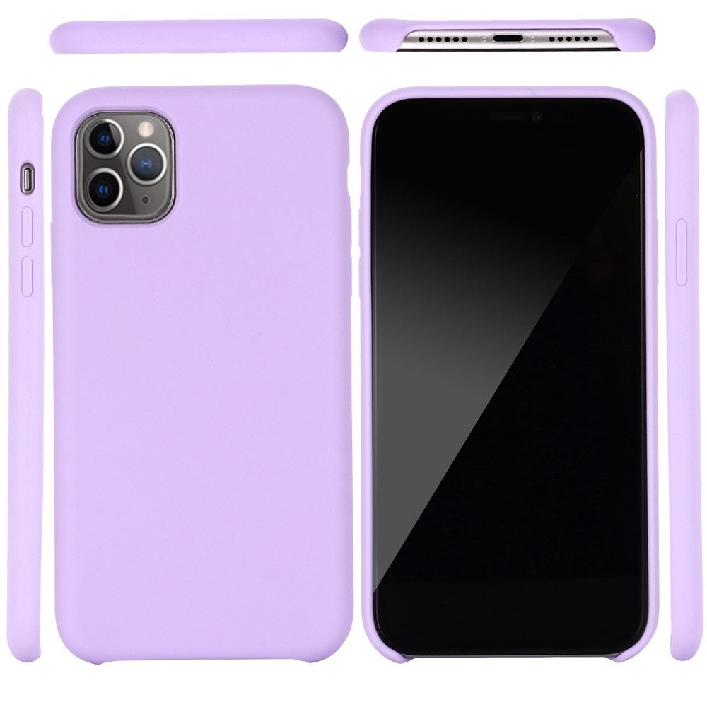 iPhone 11 Pro Max Silicone Cover Liquid 2019 Light – Lilla - produktbillede 6
