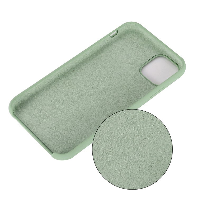 iPhone 11 Pro Max Silicone Cover Liquid 2019 – Cyan - produktbillede 2