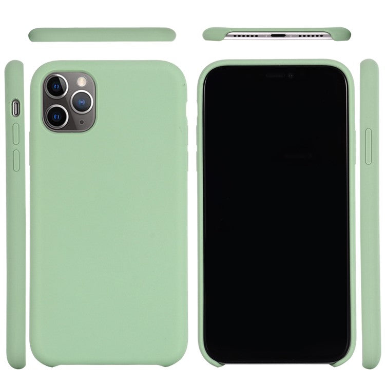 iPhone 11 Pro Max Silicone Cover Liquid 2019 – Cyan - produktbillede 3