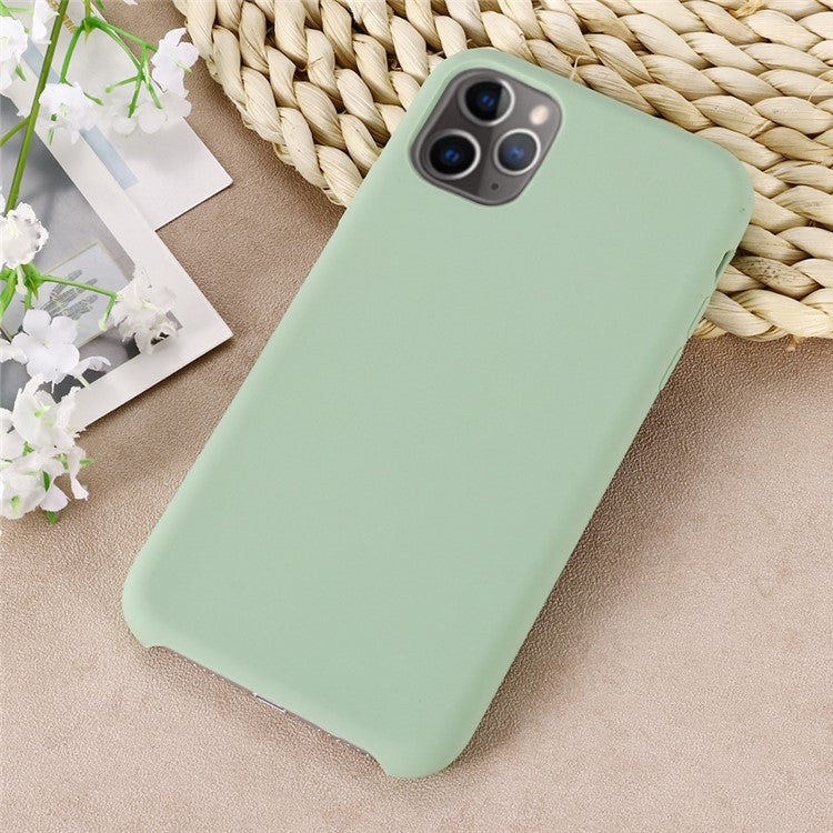 iPhone 11 Pro Max Silicone Cover Liquid 2019 – Cyan - produktbillede 6