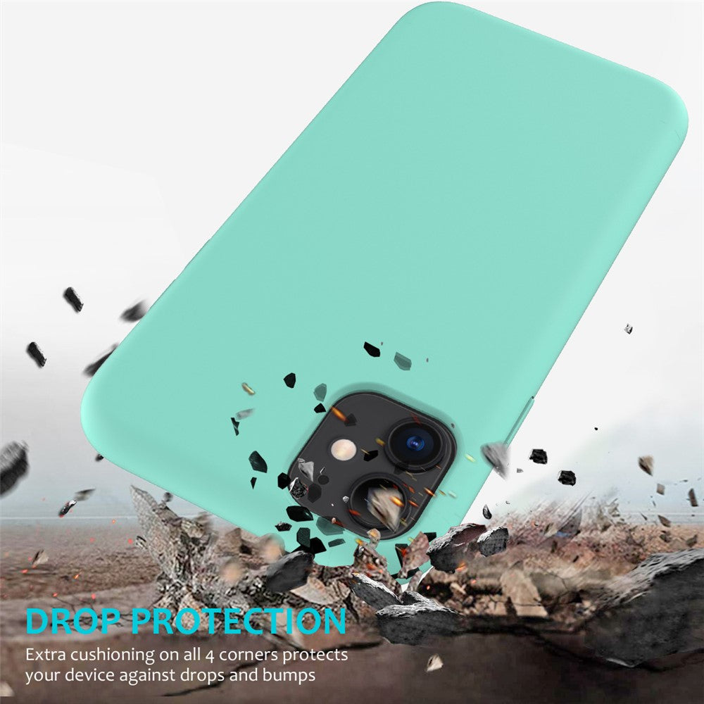 iPhone 11 Silicone Cover Liquid Anti scratch Soft Mobile Bag 2019 – Grøn - produktbillede 3