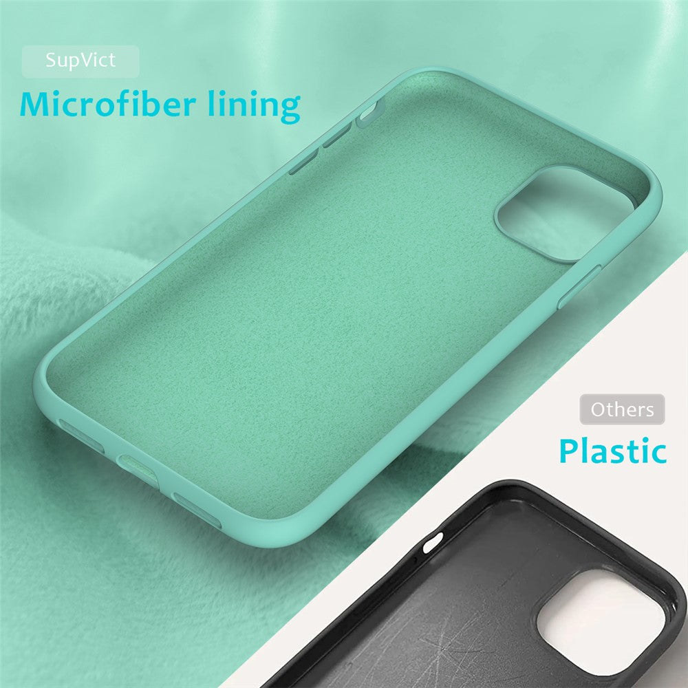 iPhone 11 Silicone Cover Liquid Anti scratch Soft Mobile Bag 2019 – Grøn - produktbillede 6