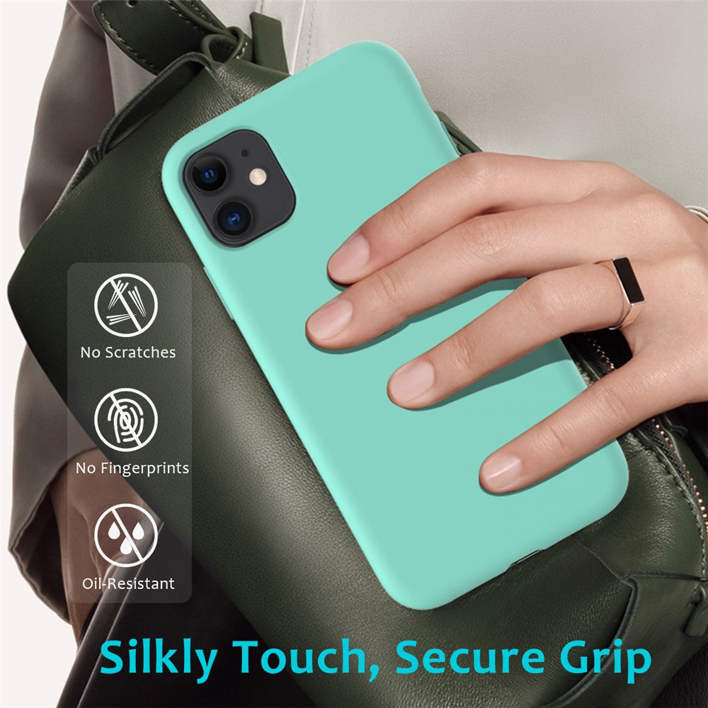iPhone 11 Silicone Cover Liquid Anti scratch Soft Mobile Bag 2019 – Grøn - produktbillede 7