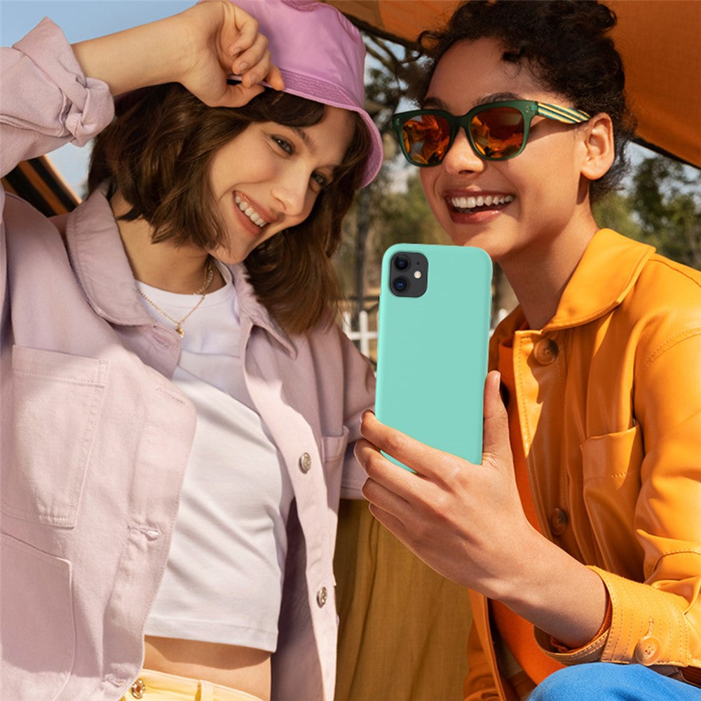 iPhone 11 Silicone Cover Liquid Anti scratch Soft Mobile Bag 2019 – Grøn - produktbillede 8