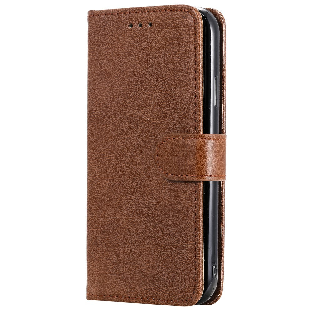 iPhone 11 Wallet Flip Cover 2 in 1 – Brun - produktbillede 2