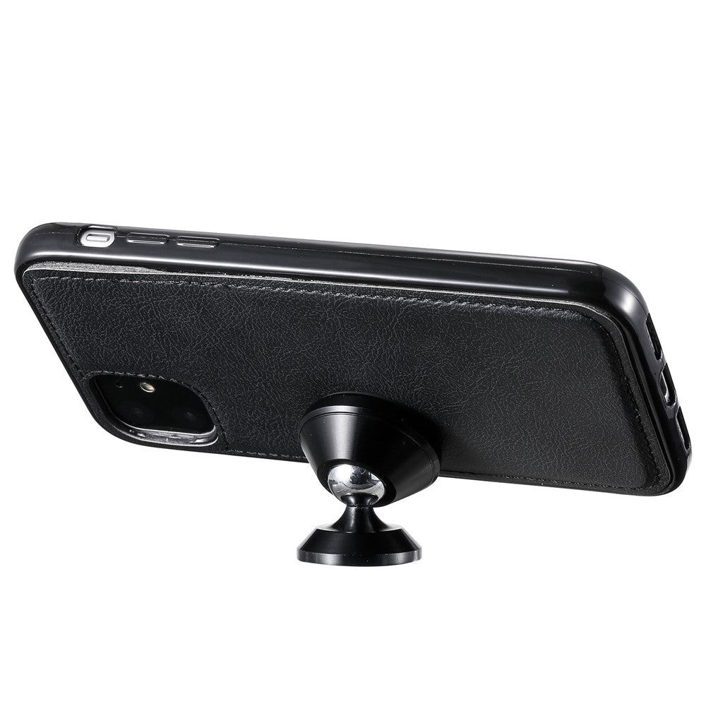 iPhone 11 Wallet Flip Cover 2 in 1 – Sort - produktbillede 4