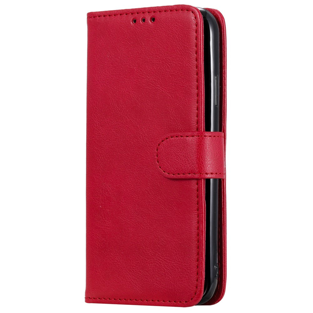 iPhone 11 Wallet Flip Cover 2 in 1 – Rød - produktbillede 2