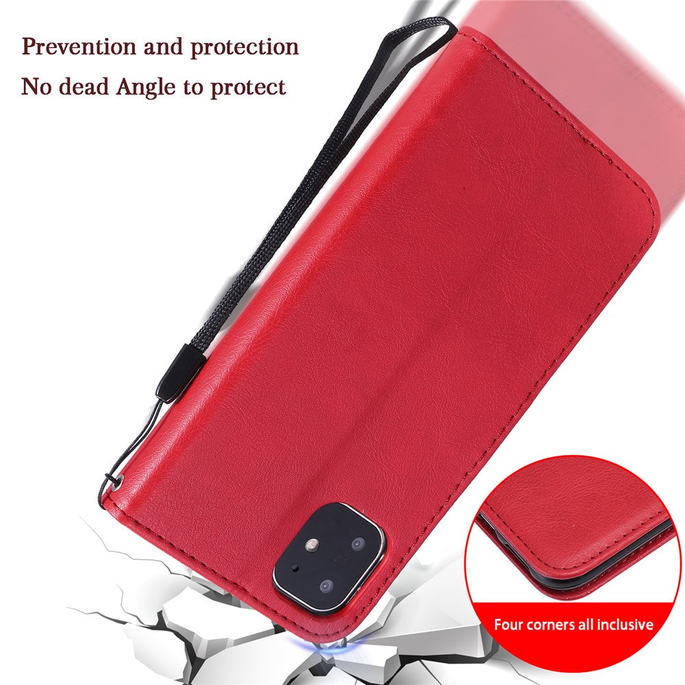 iPhone 11 Wallet Flip Cover – Rød - produktbillede 12