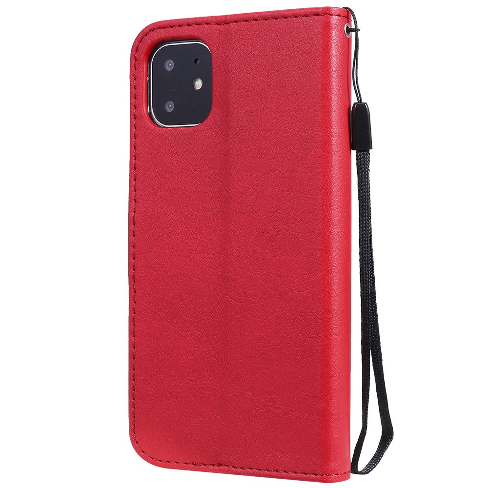 iPhone 11 Wallet Flip Cover – Rød - produktbillede 3