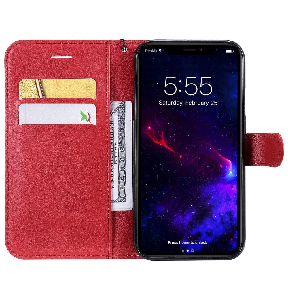 iPhone 11 Wallet Flip Cover – Rød - produktbillede 4