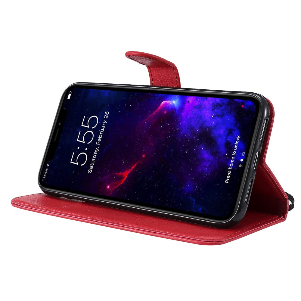 iPhone 11 Wallet Flip Cover – Rød - produktbillede 6