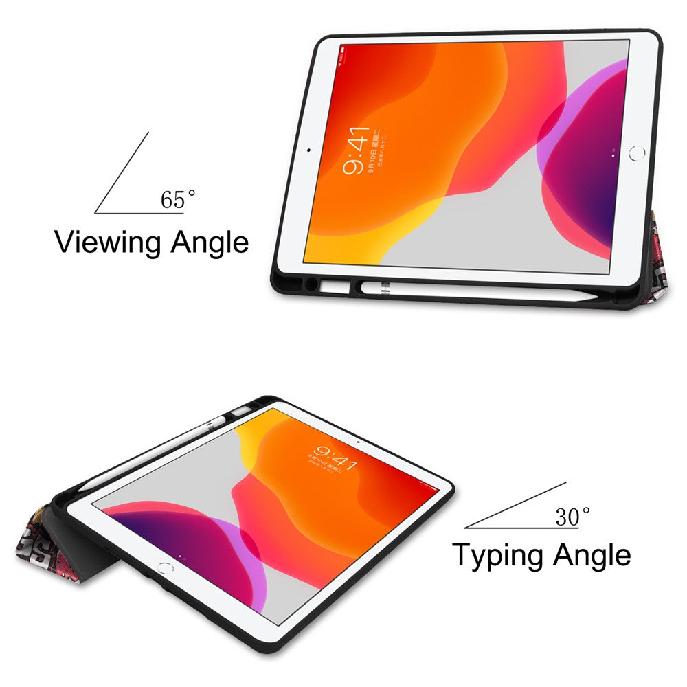 Ipad 10,2/10,5 Graffiti mønster 3-fold - produktbillede 3