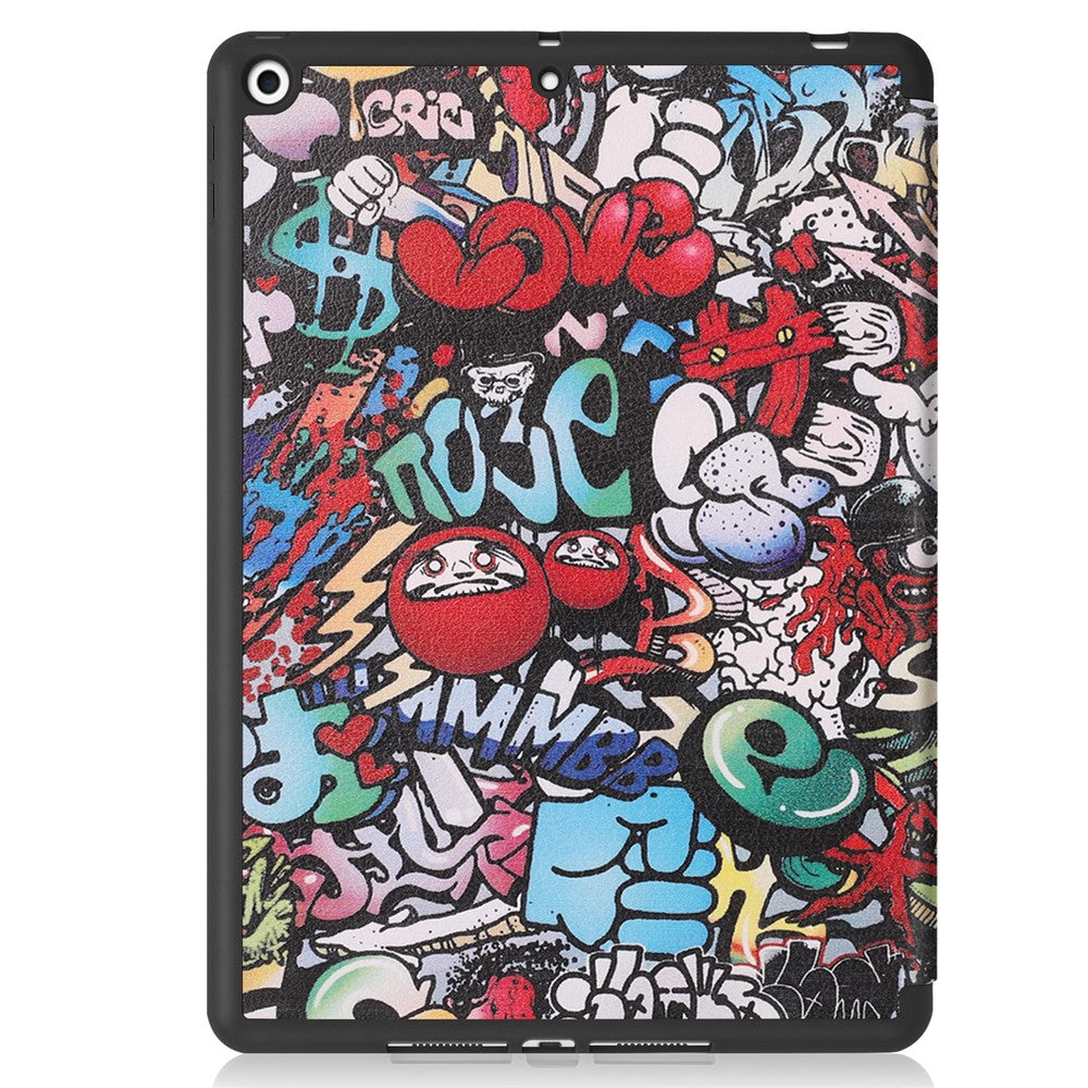 Ipad 10,2/10,5 Graffiti mønster 3-fold - produktbillede 7