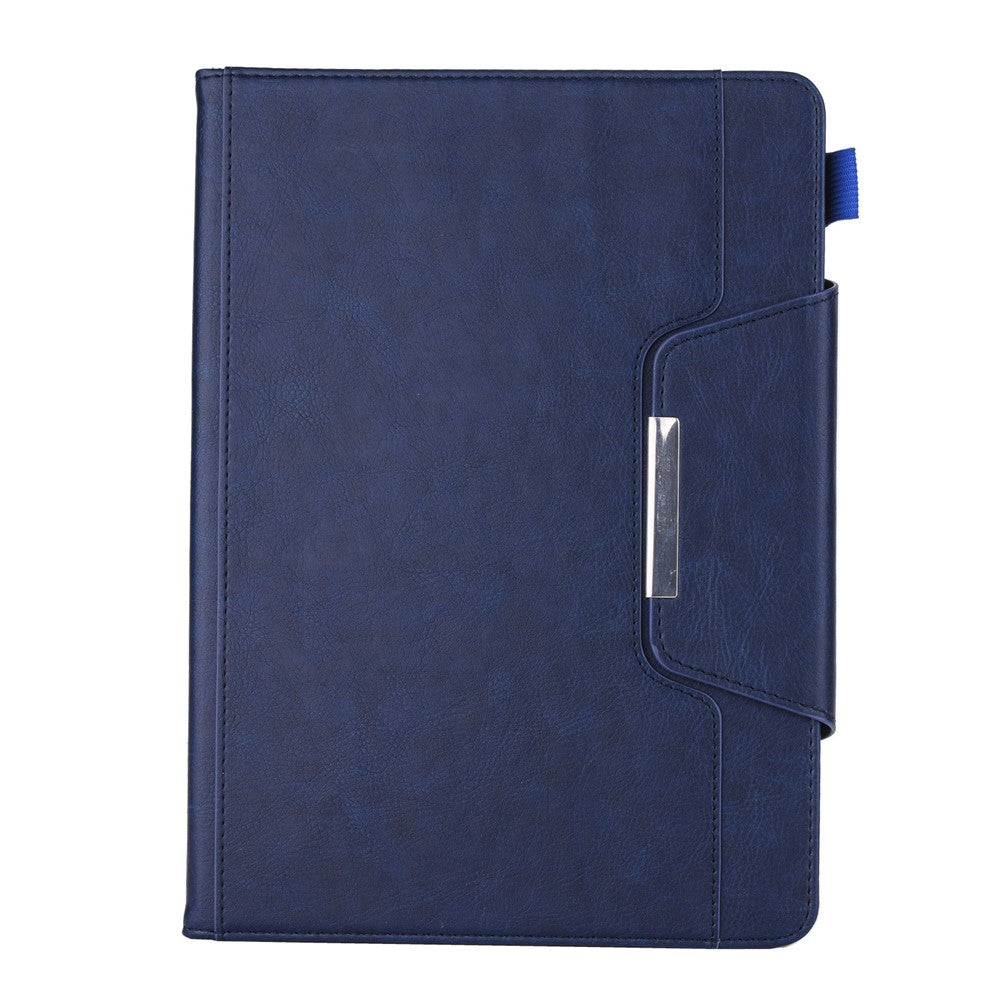 Ipad 10,2/10,5 læder cover Blå m.kortlommer og standfunktion - produktbillede 2