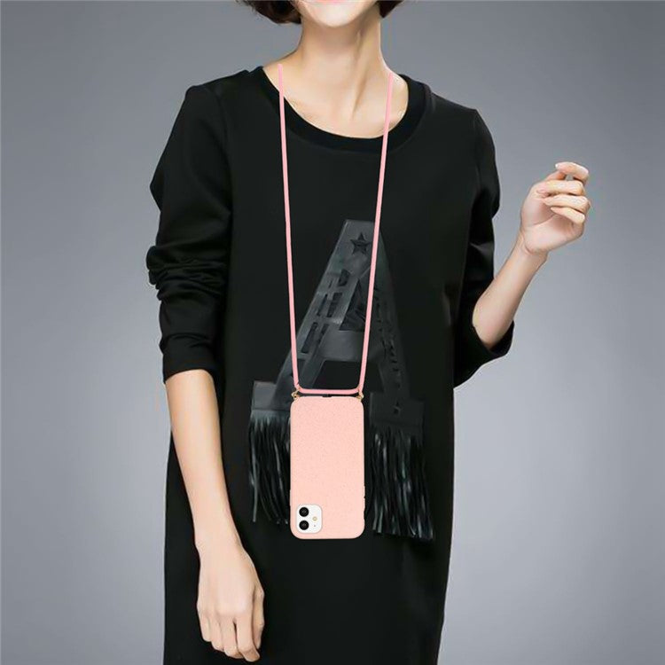 iPhone 11 Cover Multi function Strap – Lyserød - produktbillede 4