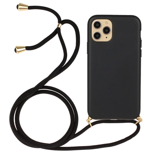 iPhone 11 Pro TPU Cover Eco Friendly Natural Wheat Straw Soft Multi function Strap – Sort - produktbillede 1