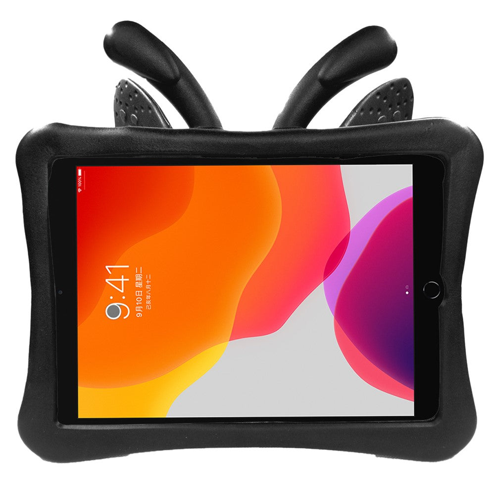 Butterfly Style Shockproof Kickstand EVA Table Case for iPad 10.2 (2021)/(2020)/(2019)/Pro 10.5-inch (2017)/Air 10.5 inch (2019) - Black - produktbillede 6