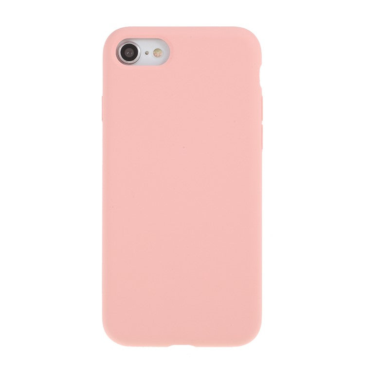 iPhone 7/8/SE Cover Ensfarvetlyserød - produktbillede 1