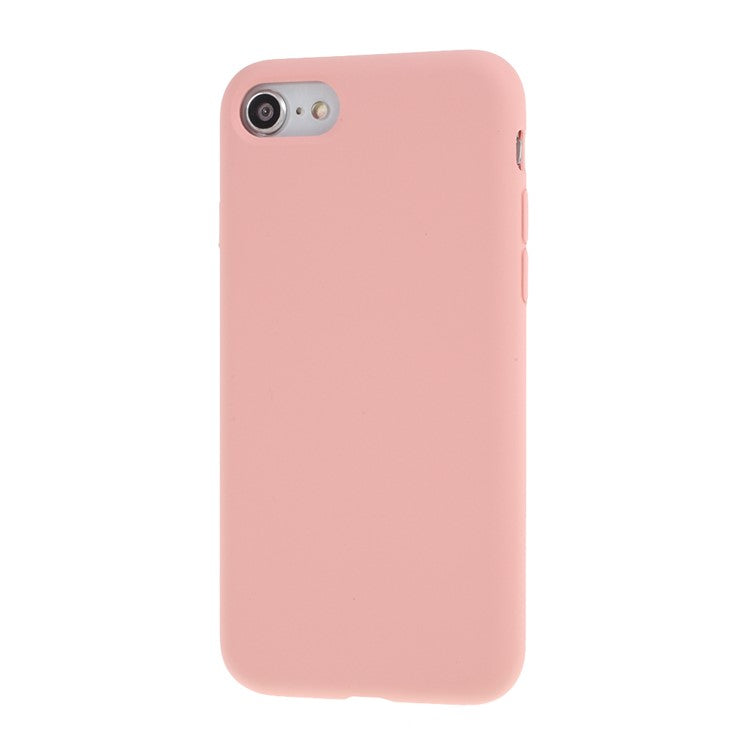 iPhone 7/8/SE Cover Ensfarvetlyserød - produktbillede 2
