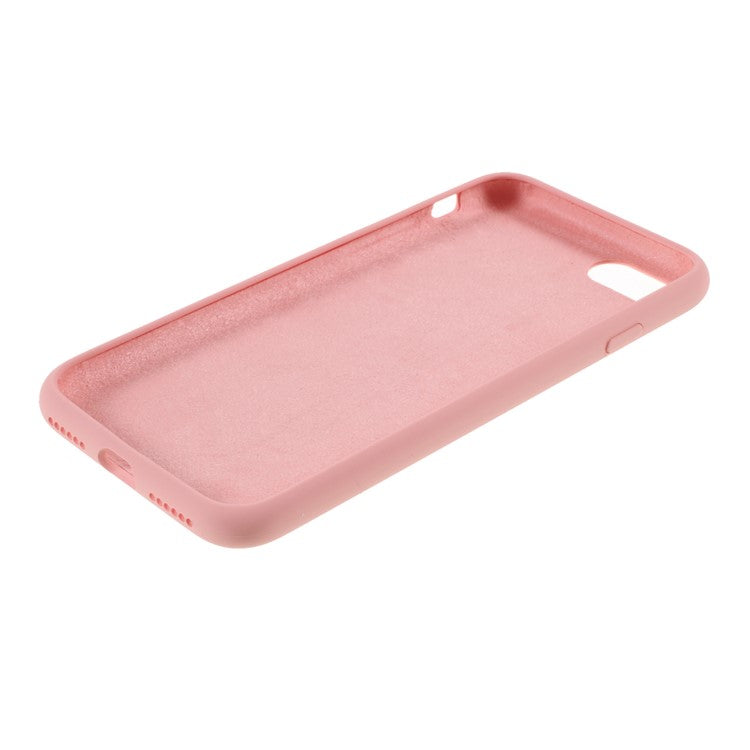 iPhone 7/8/SE Cover Ensfarvetlyserød - produktbillede 5