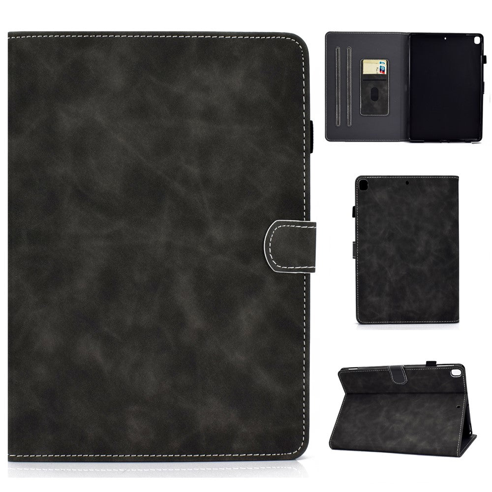 iPad 10,2/10,5 cover Microfiber læder sort - produktbillede 1