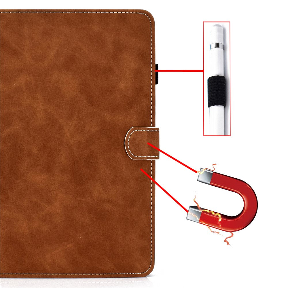 iPad 10,2/10,5 cover Microfiber læder Brun - produktbillede 11