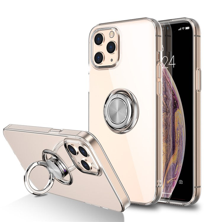 iPhone 12/12 Pro Cover Kickstand Gennemsigtig - produktbillede 2