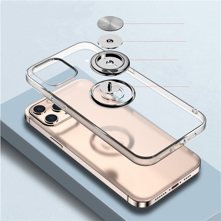 iPhone 12/12 Pro Cover Kickstand Gennemsigtig - produktbillede 4
