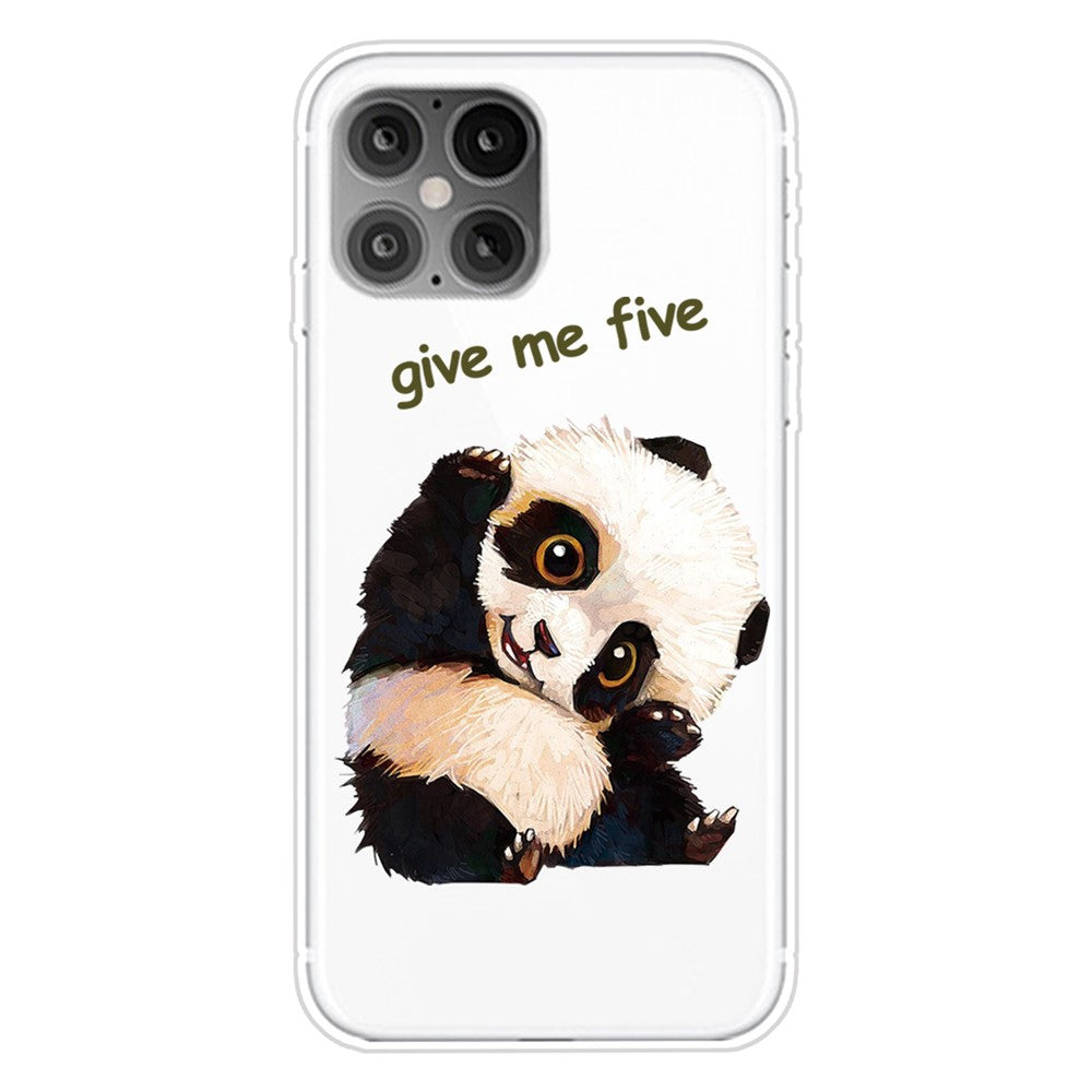 iPhone 12/12 Pro Cover Panda Give Me Five - produktbillede 1