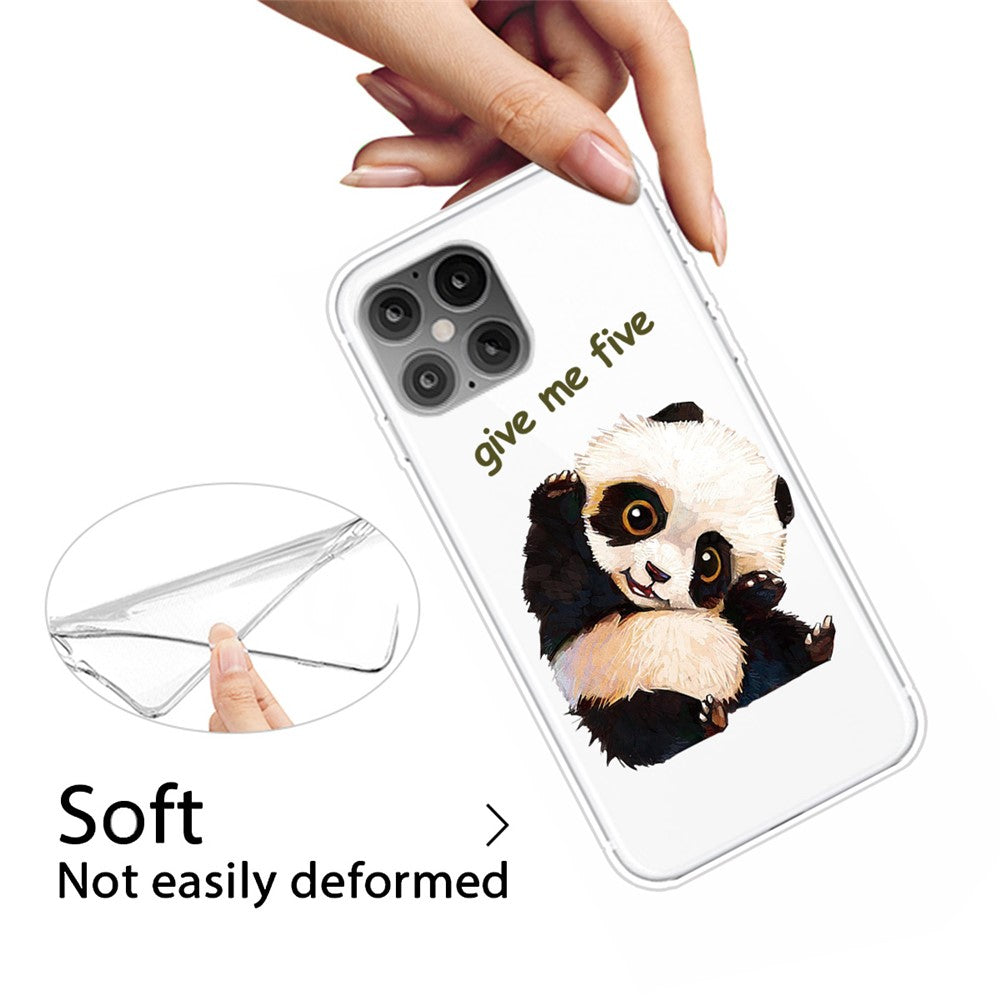 iPhone 12/12 Pro Cover Panda Give Me Five - produktbillede 3
