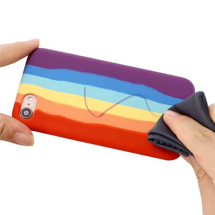 iPhone 7/8/SE Cover Rainbow Painting - produktbillede 4