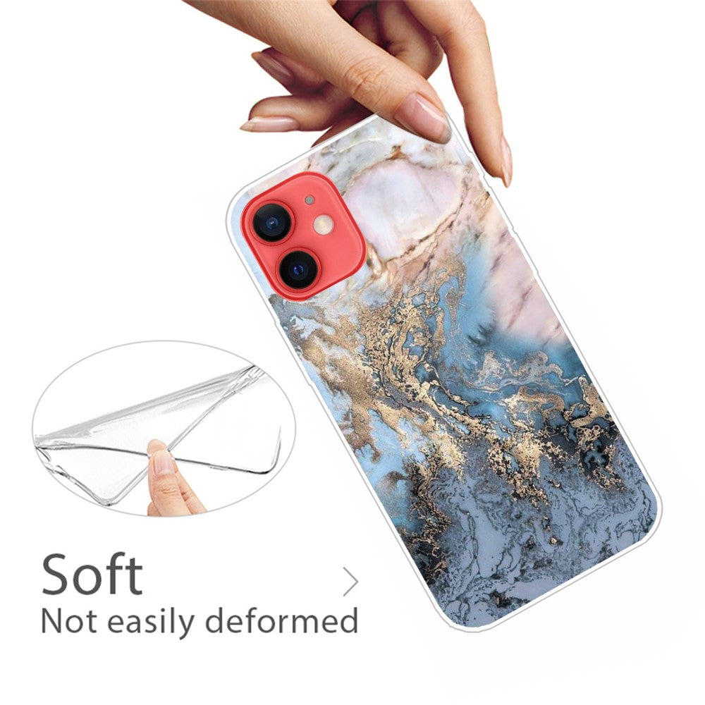 iPhone 13 Marmor – Guld/Grå - produktbillede 3