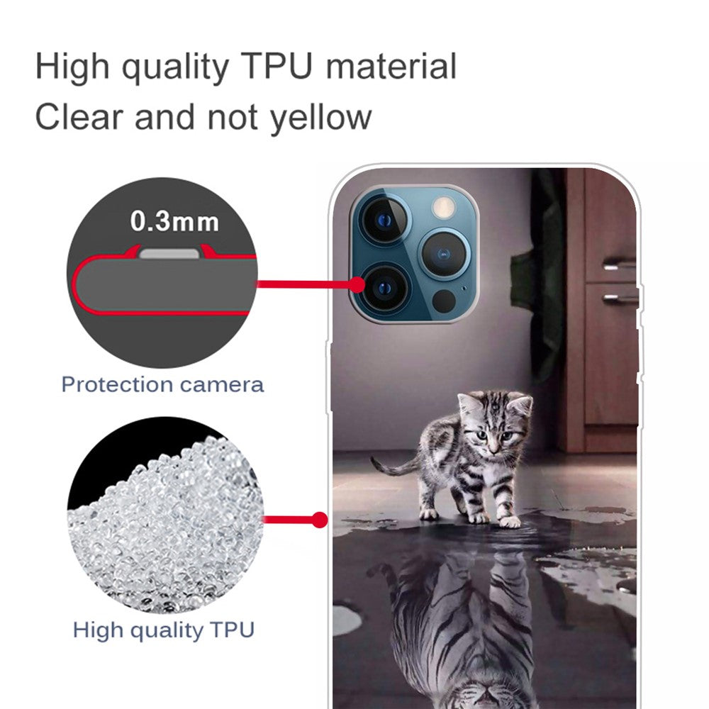 iPhone 13 Pro Max Cover kat tiger - produktbillede 3