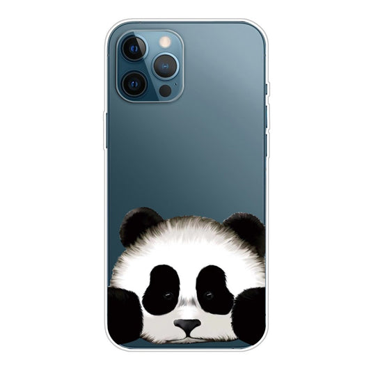 iPhone 13 Pro TPU Cover Shock Slim Soft Absorption Cute Panda – Transparent - produktbillede 1