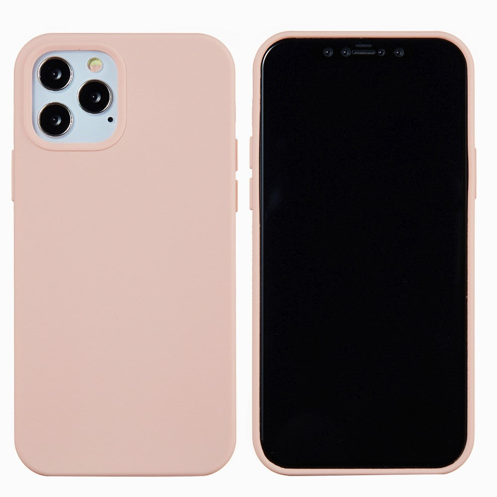 iPhone 13 pro Max Silicone Cover Ensfarvet – Pink - produktbillede 1