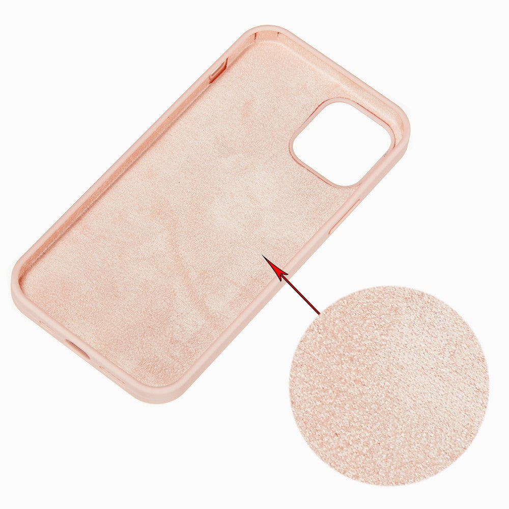 iPhone 13 pro Max Silicone Cover Ensfarvet – Pink