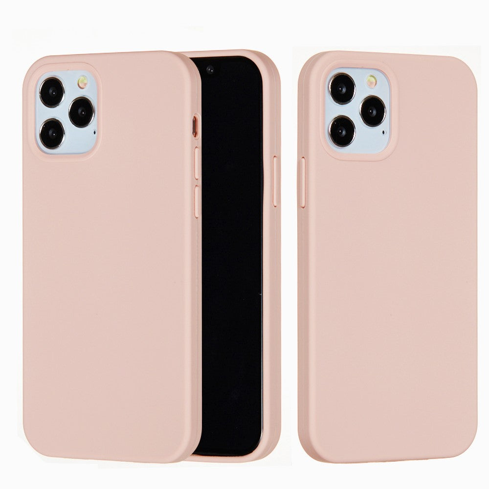 iPhone 13 pro Max Silicone Cover Ensfarvet – Pink - produktbillede 5