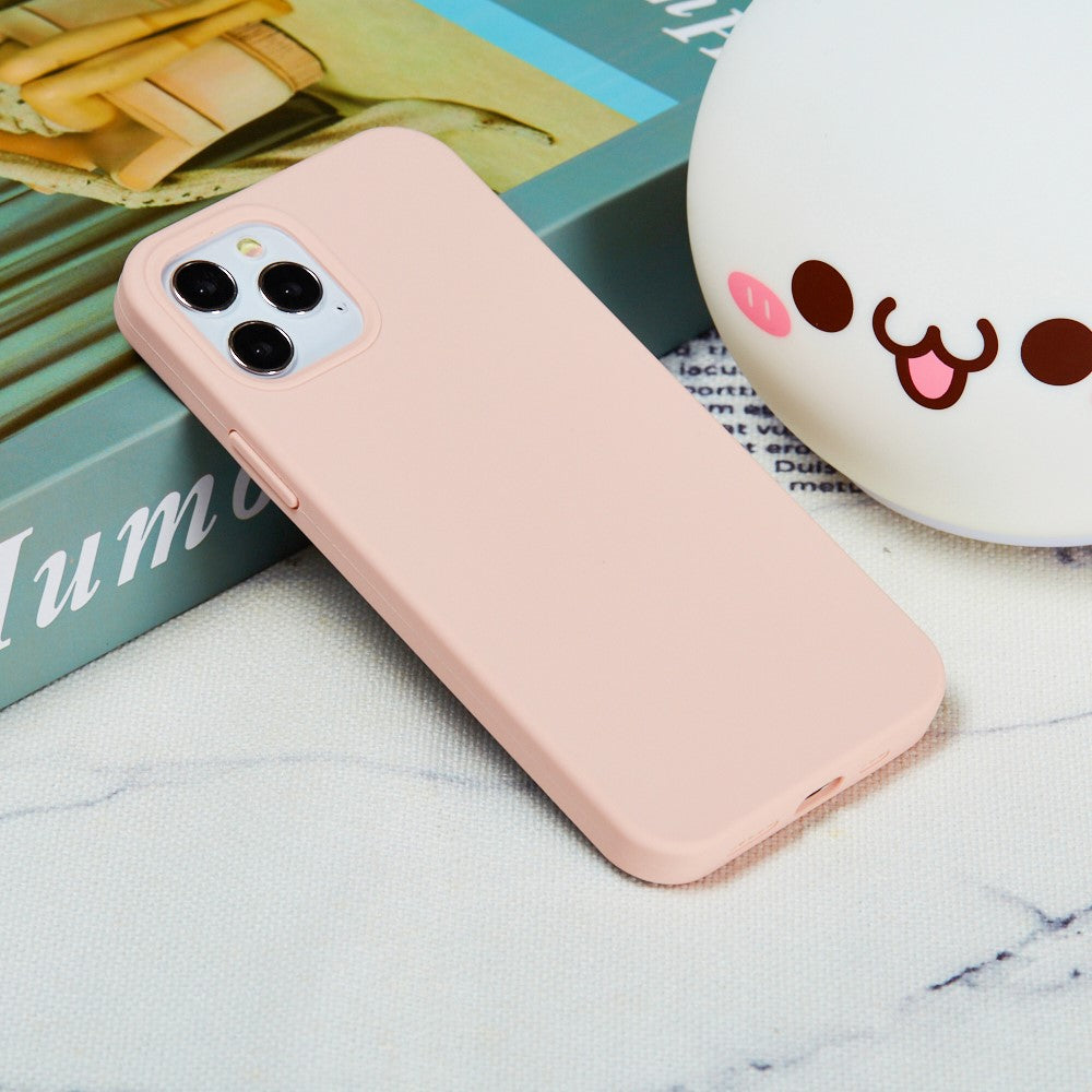 iPhone 13 pro Max Silicone Cover Ensfarvet – Pink - produktbillede 6