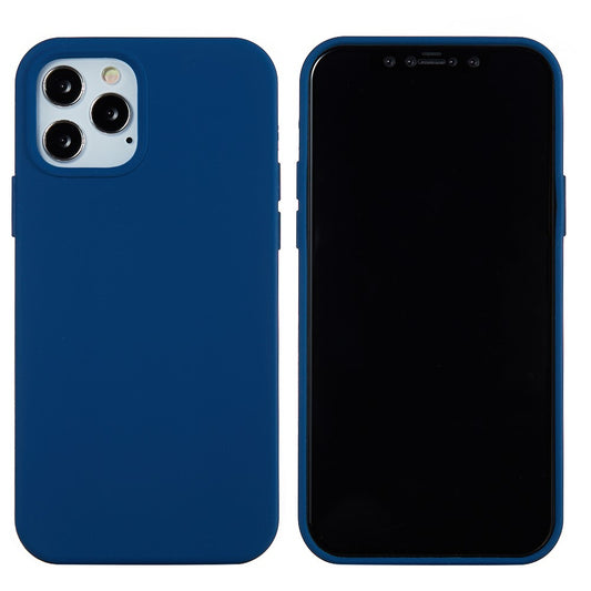 iPhone 13 Pro Silicone Cover Ensfarvetblå – Blå - produktbillede 1