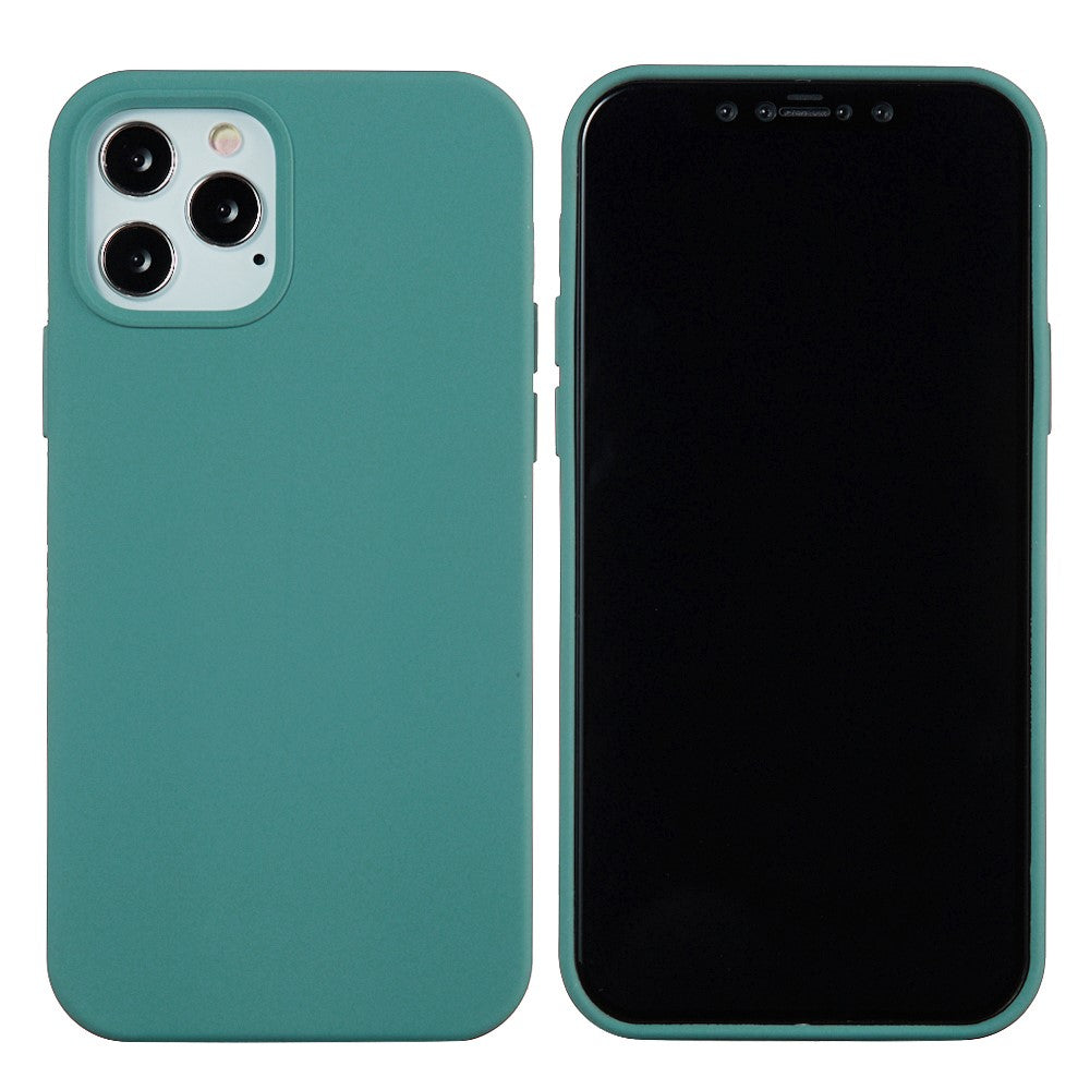 iPhone 13 Pro Silicone Cover Ensfarvetgrøn – Grøn - produktbillede 1