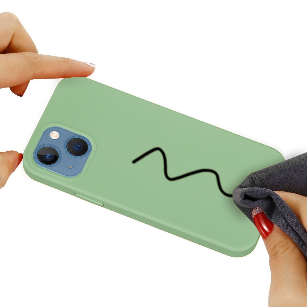 iPhone 13 Mini Silicone Cover Liquid Mint – Grøn