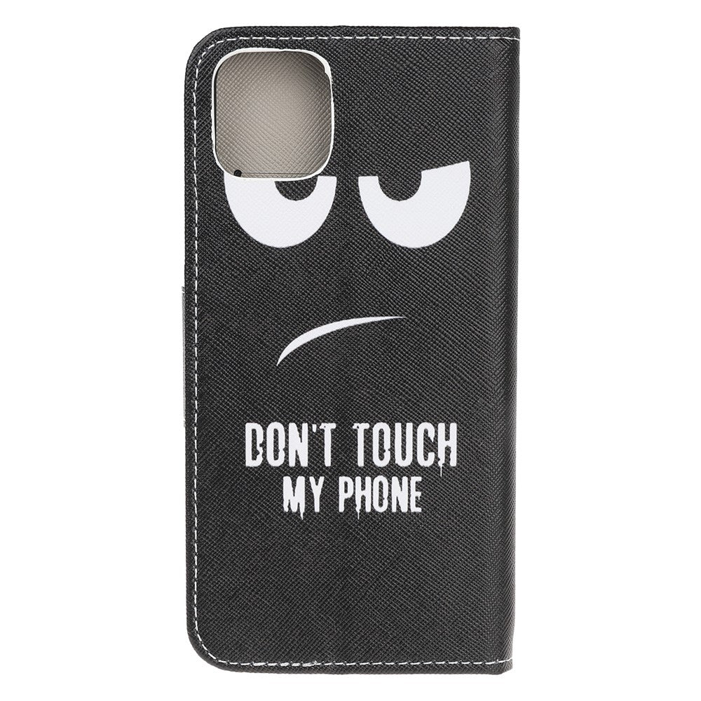 iPhone 13 Mini Wallet Flip Cover Don't Touch - produktbillede 2