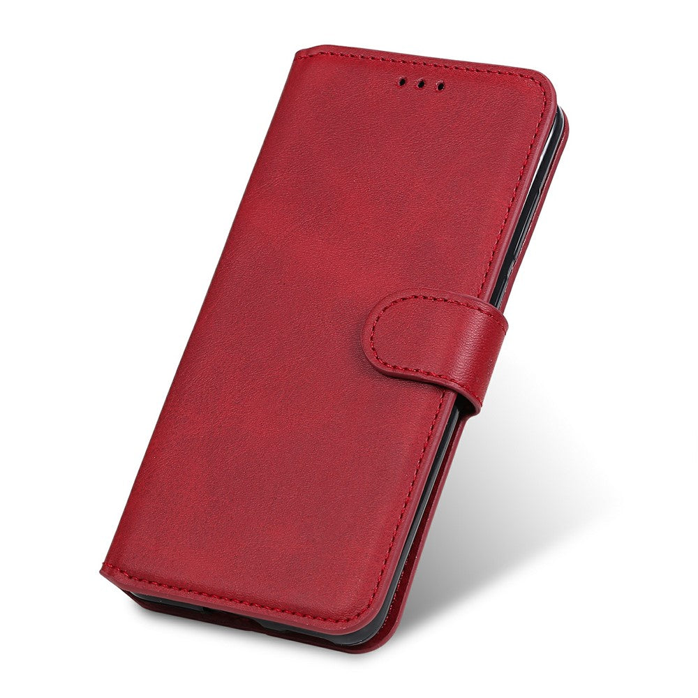 iPhone 13 Pro Læder Wallet Flip Cover Drop proof Folio – Rød - produktbillede 11
