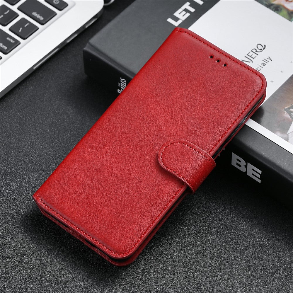 iPhone 13 Pro Læder Wallet Flip Cover Drop proof Folio – Rød - produktbillede 12