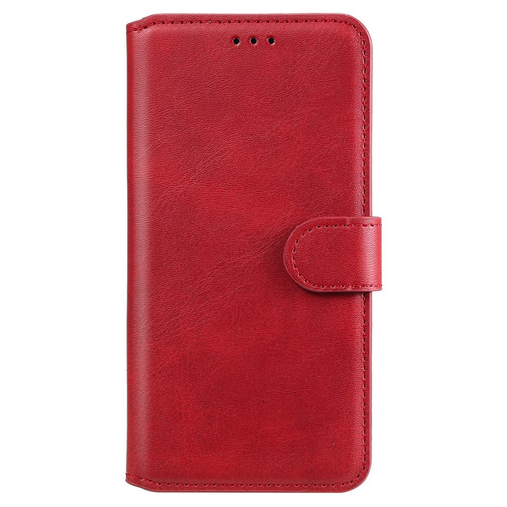 iPhone 13 Pro Læder Wallet Flip Cover Drop proof Folio – Rød - produktbillede 5