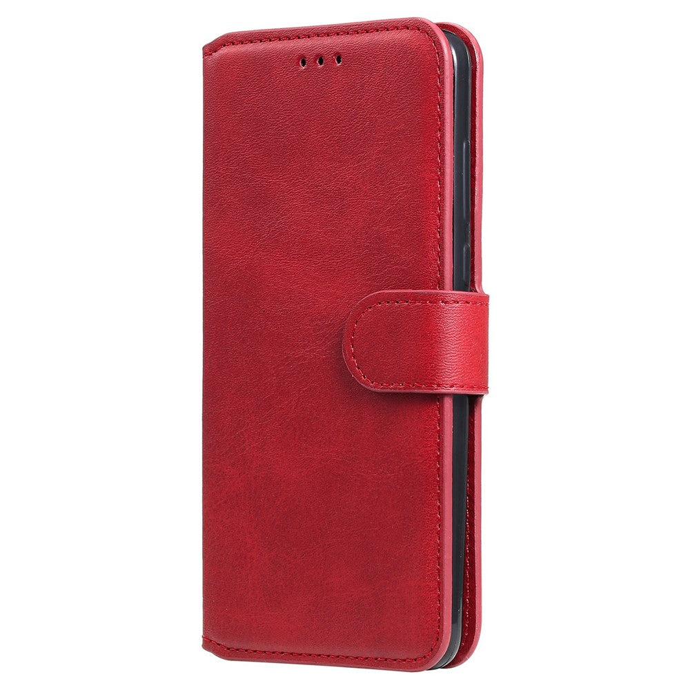 iPhone 13 Pro Læder Wallet Flip Cover Drop proof Folio – Rød - produktbillede 6