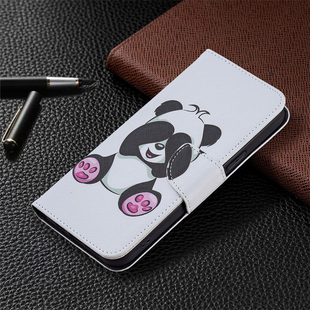 iPhone 13 Pro PU Wallet Flip Cover Magnetic Panda - produktbillede 6